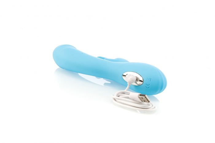 Stimolatore Rabbit  perfetto per Lei per una Doppia  Stimolazione Clitoridea e Vaginale Realizzato In Silicone Medicale Ricaricabile USB e 7 Potenti Vibrazioni