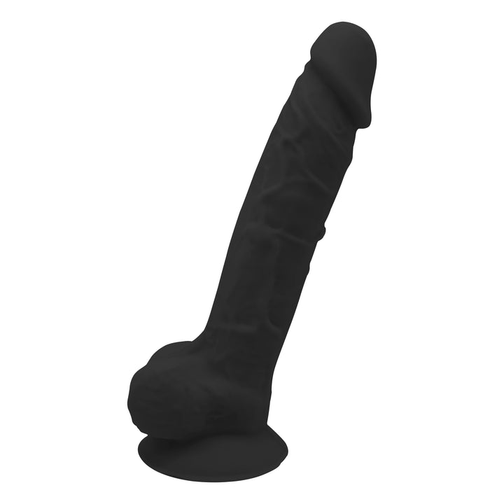 Fallo Realistico Nero Sex Toys Realizzato in Puro Silicone Medicale Proprietà Termoreattive per Lei  per la Coppia