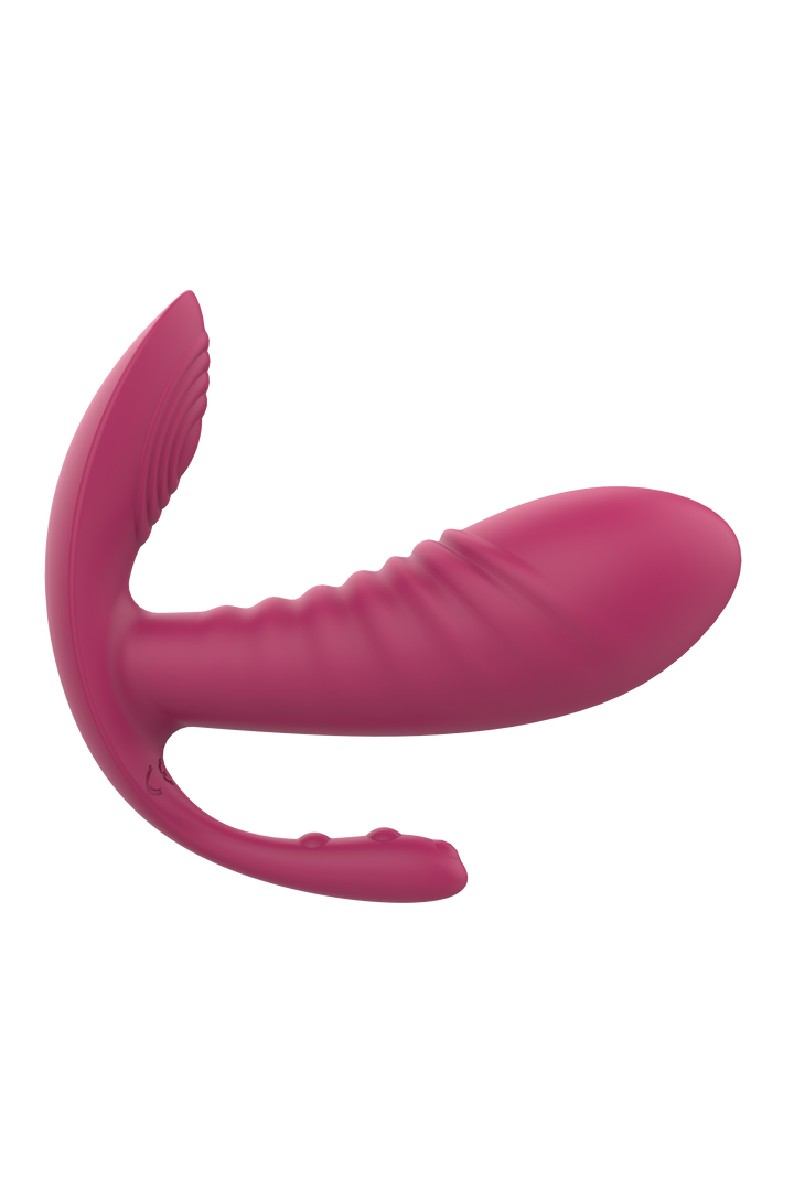 L'Essentials Triple Pleasure Vibe  Sex Toys  per Lei Triplica il Piacere Realizzato in Silicone Medicale Dotato di un Telecomando e 7  Modalità di vibrazioni