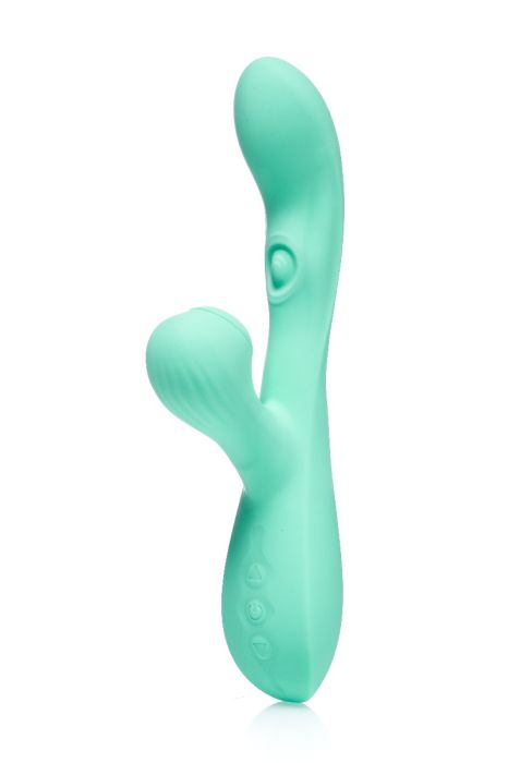 Doppio Divertimento  con 20 Modalità di Vibrazione Realizzato In Silicone Medicale Ideale Per la Stimolazione Clitoridea