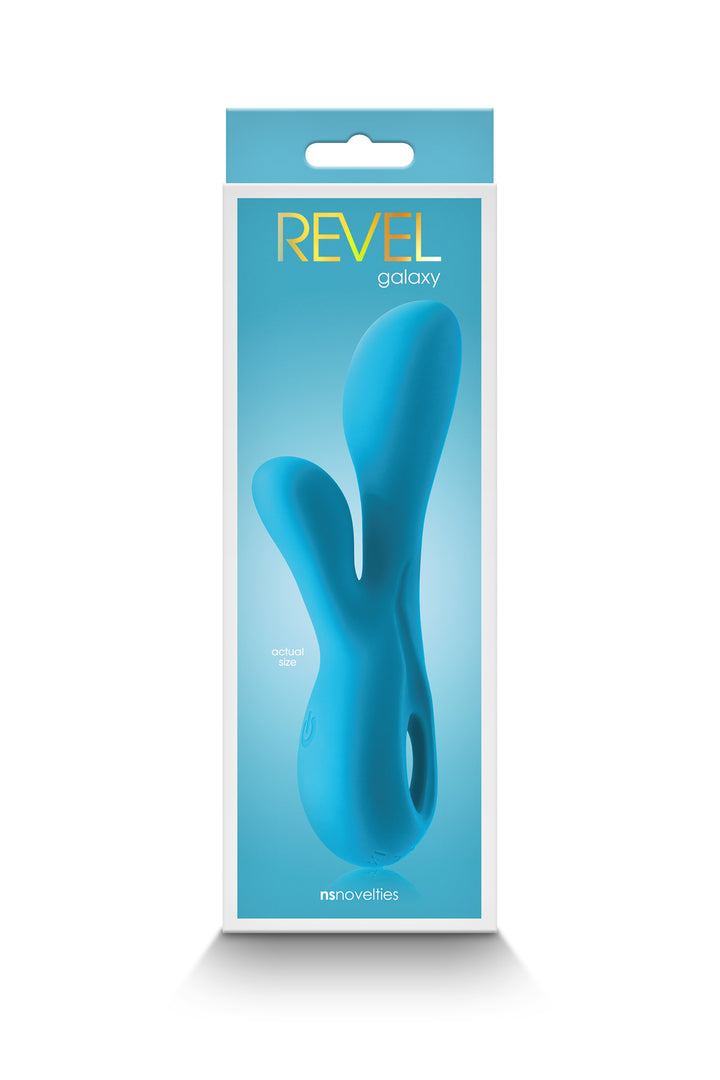 Revel Galaxy Sex Toys Rabbit per lei Realizzato In Silicome Medicale con 2 Motori 8 Vibrazione Ricaricabile USB