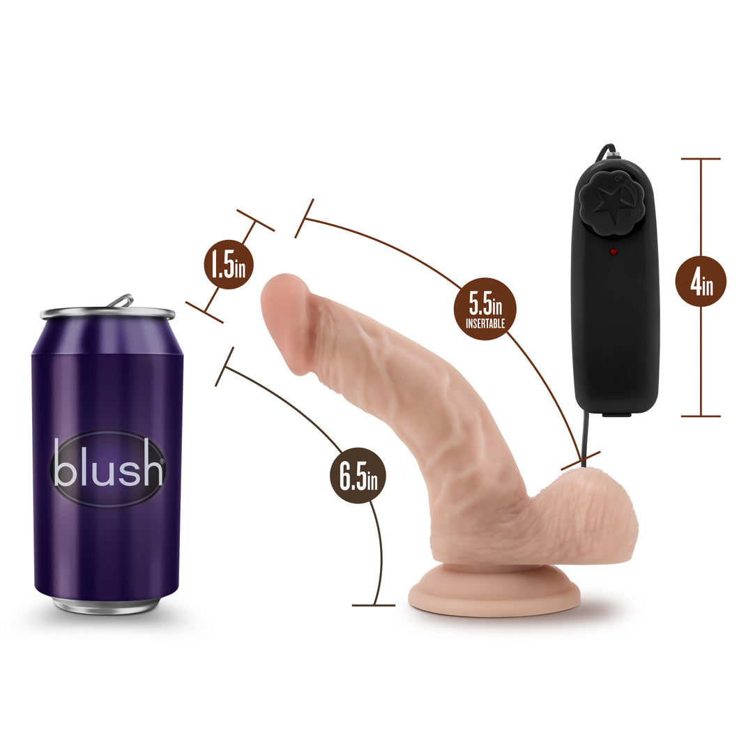 Sex Toys Vibrante Realistico Realizzato in Silicone Medicale con Velocità Regolabile e con Ventosa Richiede 3 Batterie AA