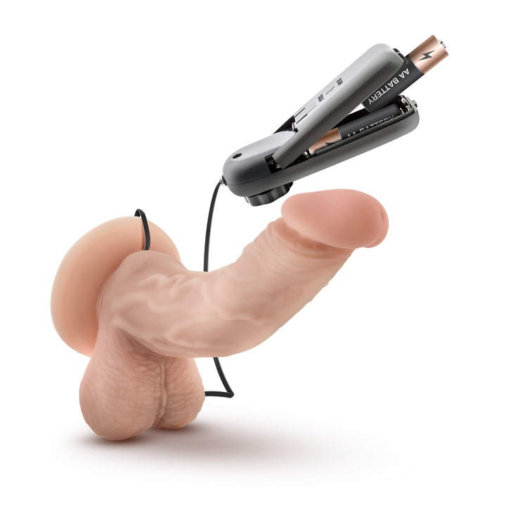 Sex Toys Vibrante Realistico Realizzato in Silicone Medicale con Velocità Regolabile e con Ventosa Richiede 3 Batterie AA
