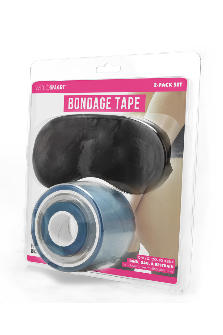 Bondage Tape Questo Kit di Nastri Autoadesivi e Mascherina per la Coppia per Giochi Bondage  e Fitish