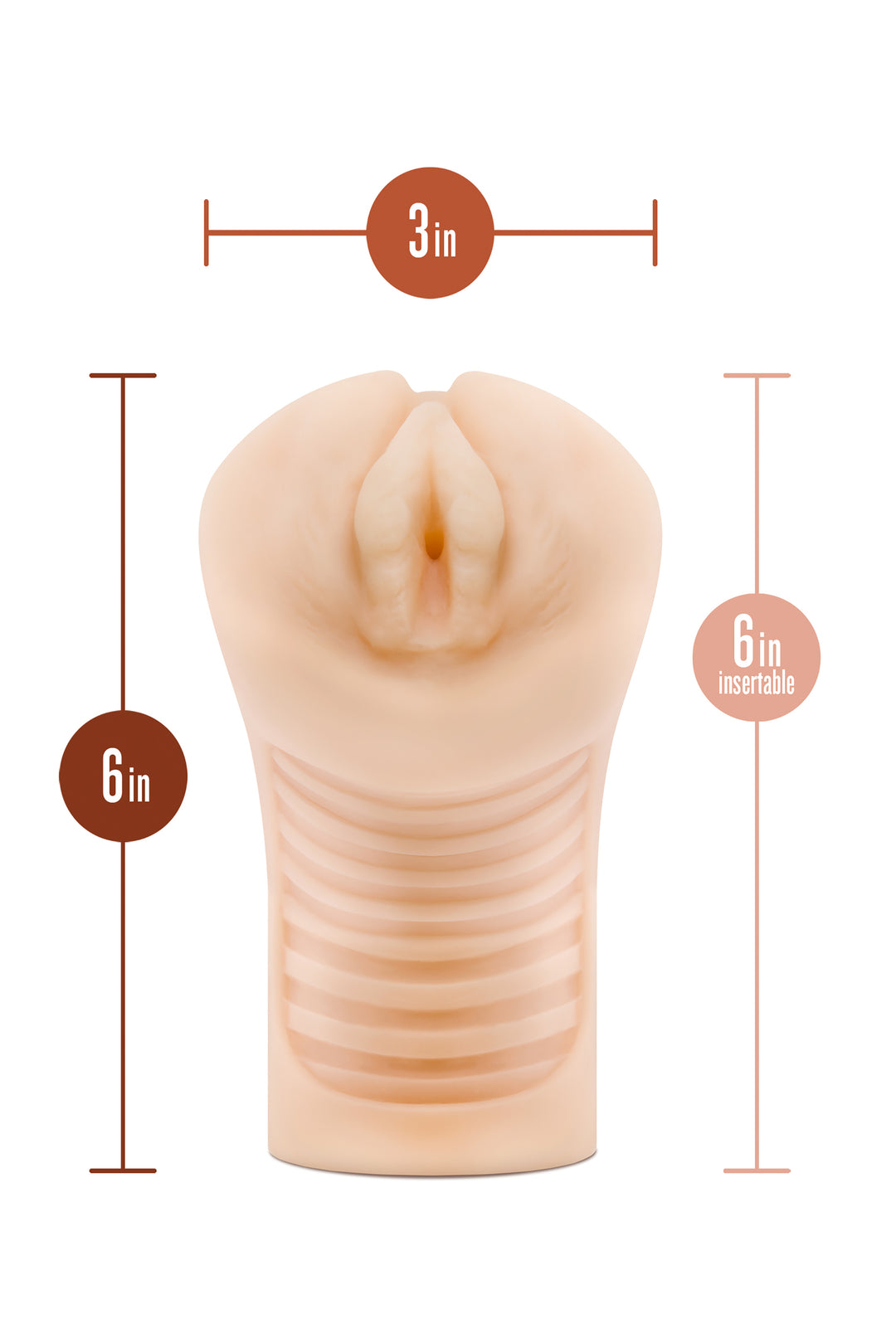 Annabella Stimolatore per Lui Realizzato In Silicone ATP con Vibrazione Necessita di 1 Batteria AAA