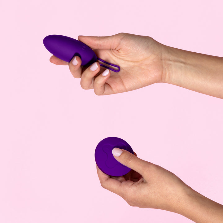 Ovulo Vibrante Wirelles  Realizzato in Ultrasilk Liscio 10 Modalità di Vibrazione 5 Modalità di Velocità Sex Toy Impermeabile Ricaricabile USB