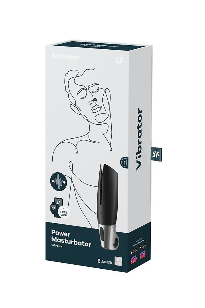 Masturbatore Per Uomo Satisfyer con App e Ricarica USB Realizzato in Silicone Medicale  Senza Ftalati  con 7 Vibrazioni