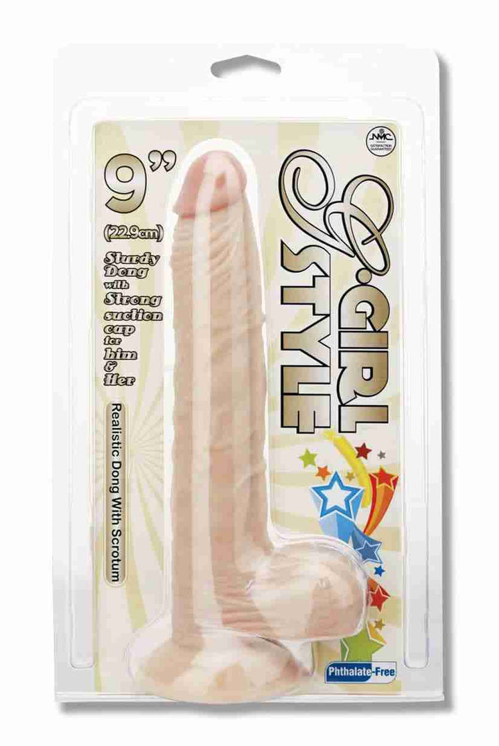 Dildo Realistico Realizzato in Puro Silicone Medicale Sex Toys  Adatto per Lei e per la Coppia