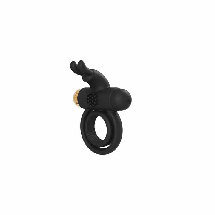 Anello Vibrante JOEL Realizzato in puro Silicone Medicale Munito di Bullet Color Oro Sex Toys per La Coppia 7 Modalità di Vibrazione e 3 Velocità Ricaricabile USB - Dream Toys