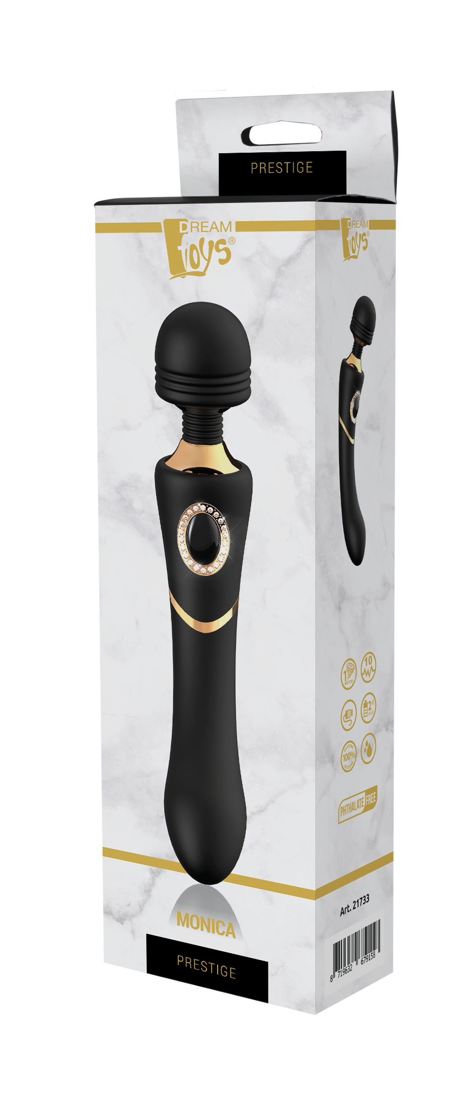 Vibratore Monica Prestige di Dream Toys Stimolatore Clitorideo