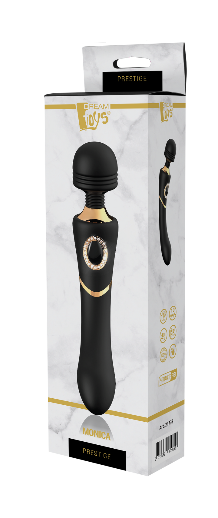 Vibratore Monica Prestige di Dream Toys Stimolatore Clitorideo