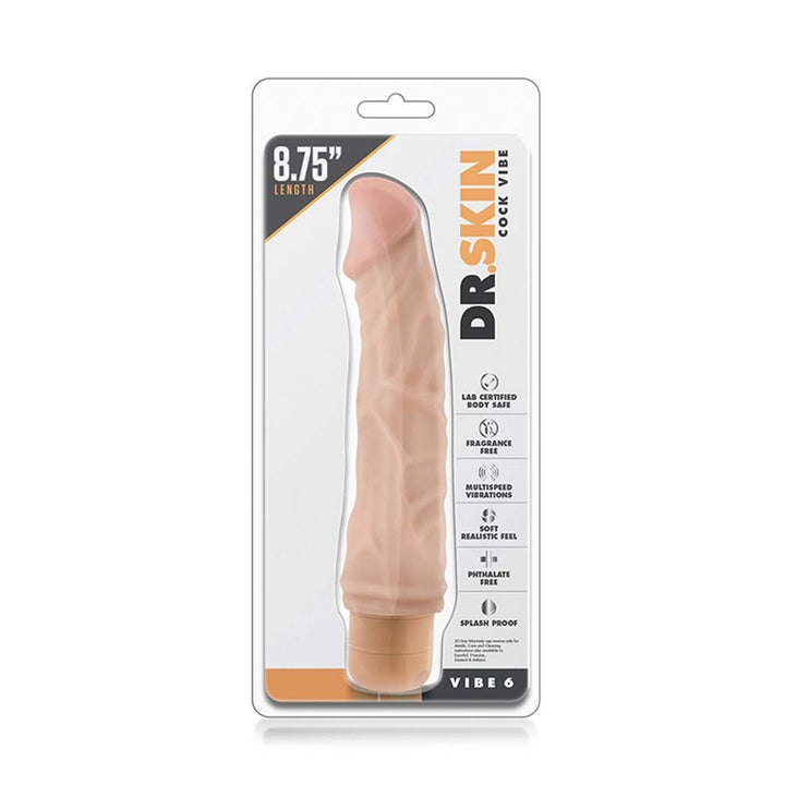 Fallo   Sex Toys Vibrazioni multivelocità Realizzato in Puro Silicone Medicale  per Lei Dr Skin