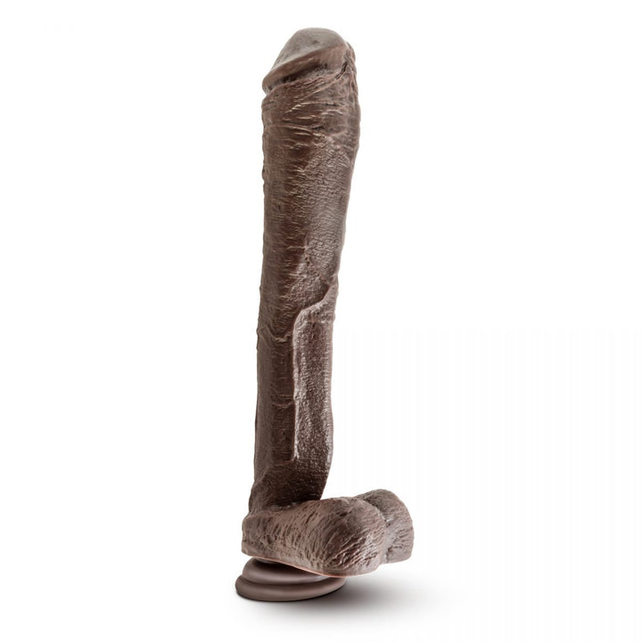 Dildo XXL Color Cioccolato Sex Toys Circonferenza Massiccia Compatibile con Imbracatura per Lei per Lui