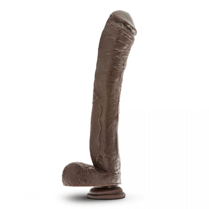 Dildo XXL Color Cioccolato Sex Toys Circonferenza Massiccia Compatibile con Imbracatura per Lei per Lui