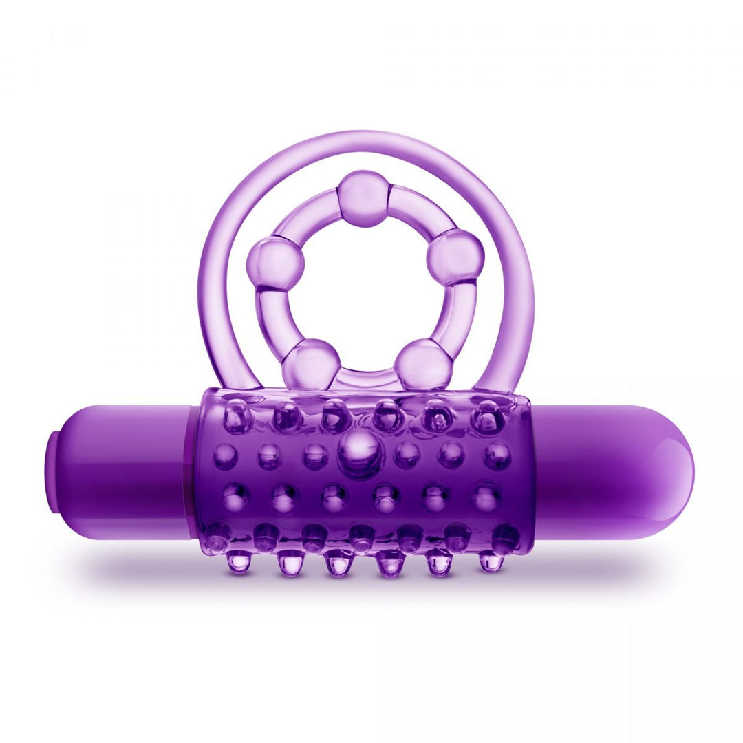 Anello Vibrante Munito di Bullet Sex Toy per la Coppia Realizzato in Silicone Medicale Privo di Ftalati 1 BatteriaAAA Non Inclusa