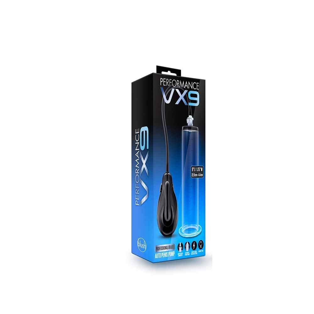 Performace VX9 Allungamento del Pene Pompa Automatica Sex Toys per Uomo -Blush Richiede 3 Batterie AA non Incluse