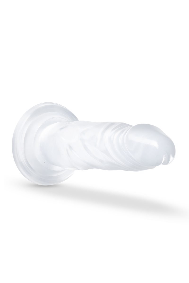 Dildo Realistico Color Ghiaccio Sex Toys  per Lei o per il Divertimento della Coppia Realizzato in Puro Silicone Medicale Compatibile con Imbracatura Senza Ftlati