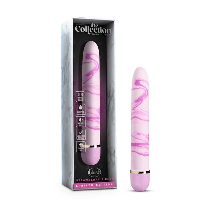 Vibratore Classico Sex Toys per Donna Sexy Shop Vibrazione Regolabile Liscio Satinato non Contiene Ftalati Stimolatore Clitorideo - Blush; -Richiede 2 Batterie AA