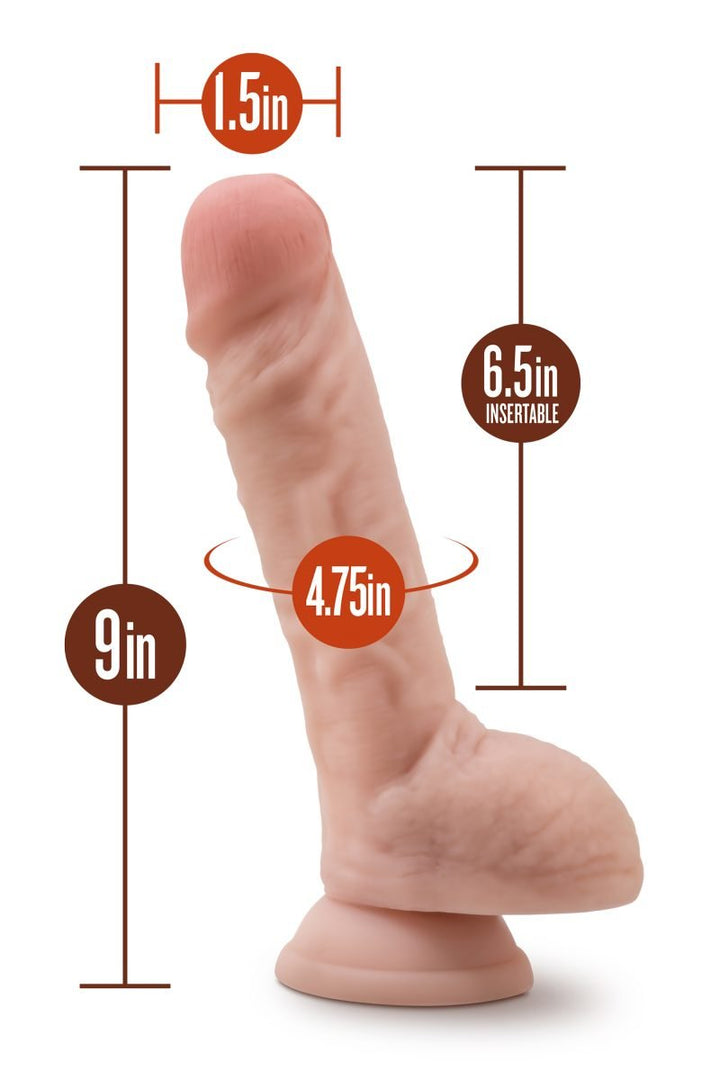 Dildo Realistico Sex Toys Realizzato in Puro Silicone Medicale per Lei Senza Ftlati